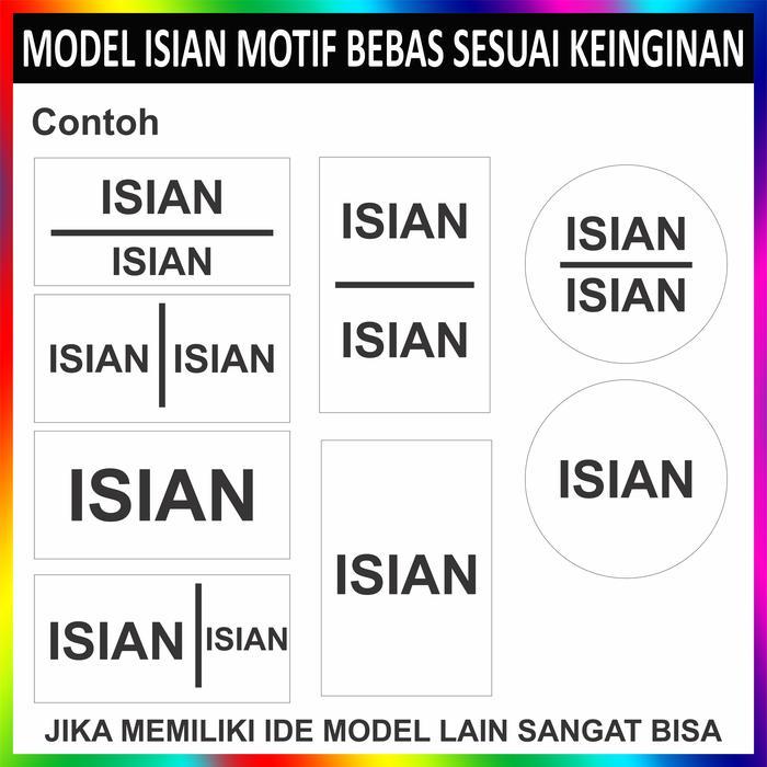 "New" Custom Nomor Rumah Acrylic Plat Stainless Semua Model dan Varian