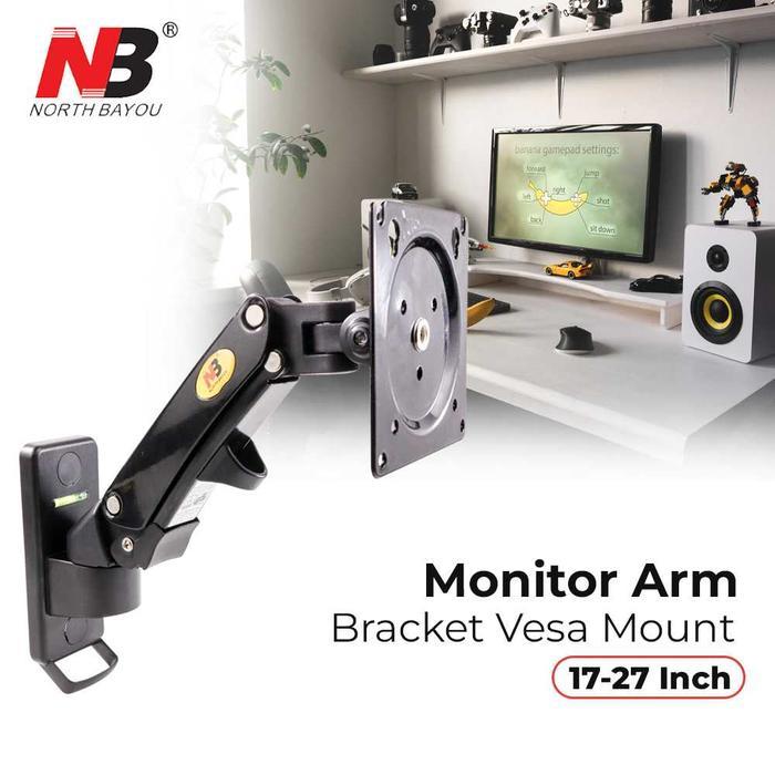 Bracket Monitor Braket TV Breket PC Computer Stand Komputer 17 18 19 20 21 22 23 24 25 26 27 Inch