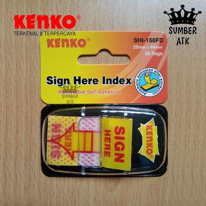 "New" Sign Here Index Kenko SHI-150FD / Penanda Kertas