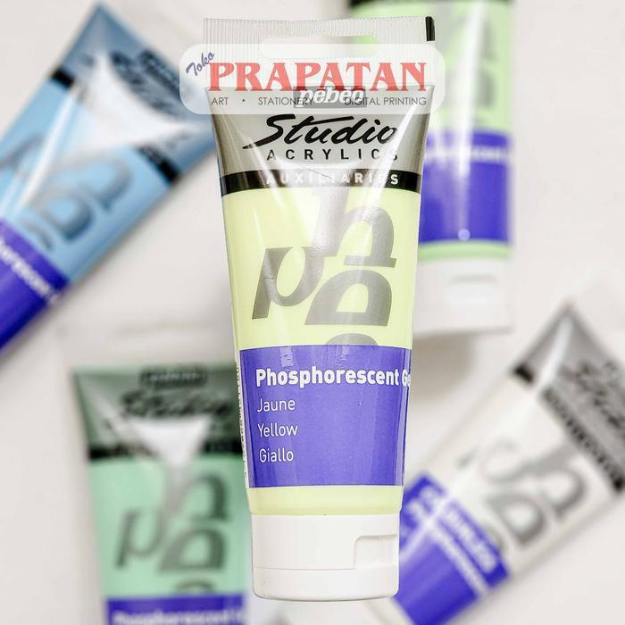 Ready Cat Akrilik Pebeo Phosphorescent Gel 100ml Glow In The Dark