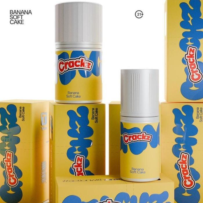 BV CRACKZ BANANA SOFTCAKE 60ML BY TETRA x VON