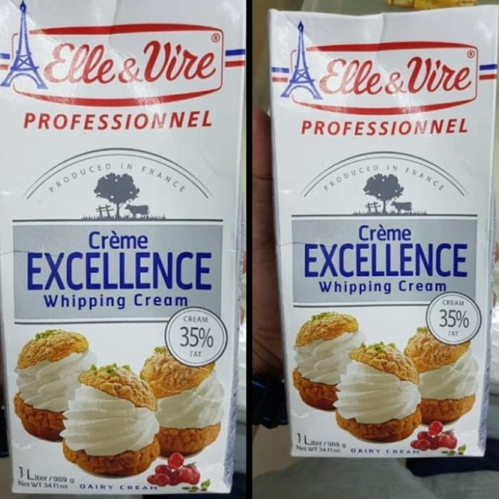 Cream Cooking Whipping Cream - Elle & Vire 1L - Cooking Cream Tbk
