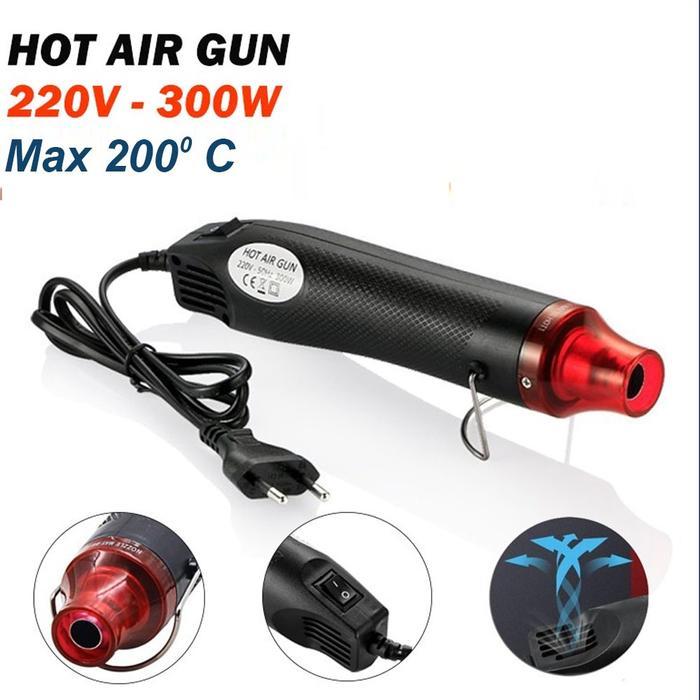 Heat Gun Mini Hot Gun Elektrik Pemanas Multifungsi - Alat Pemanas Stiker Mini Blower