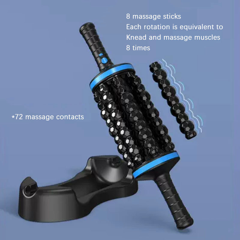 HOUSEHOLD ELECTRIC MUSCLE RELAXATION ROLLER BALL MASSAGER FASCIA MASSAGE YOGA RELAXATION TOOL