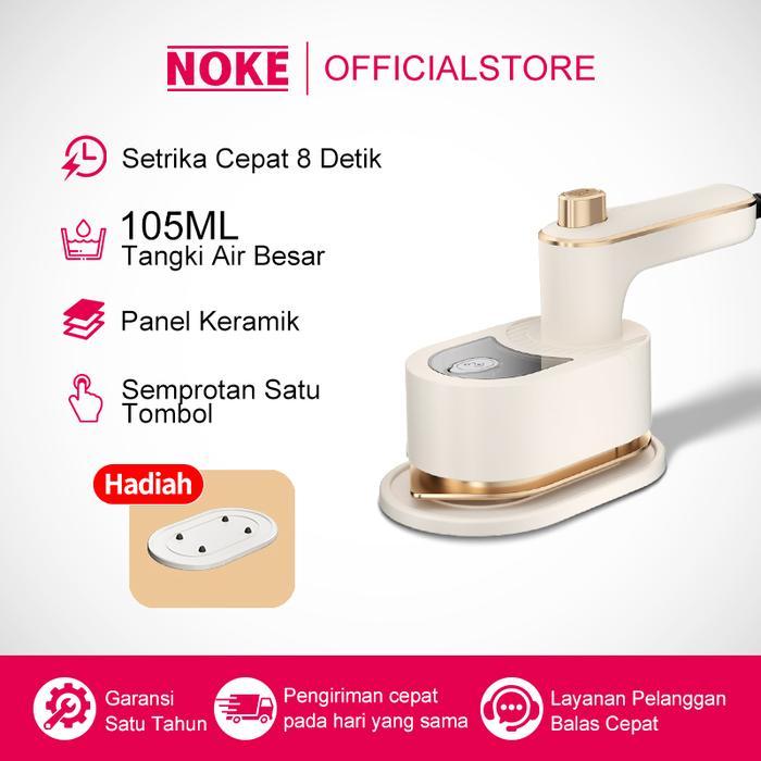 Cosmos - Noke Portable Travel Setrika Uap Mini Setrika Uap Lipat 2In1 Steamer Pakaian Setrika
