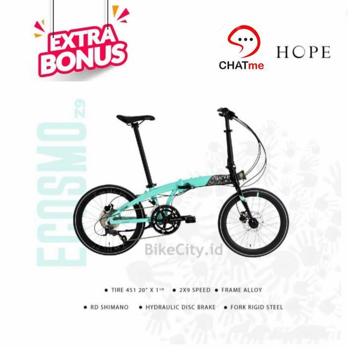 Sepeda Lipat ELEMENT ECOSMO Z9 HOPE 20 INCH 2x9 speed NEW