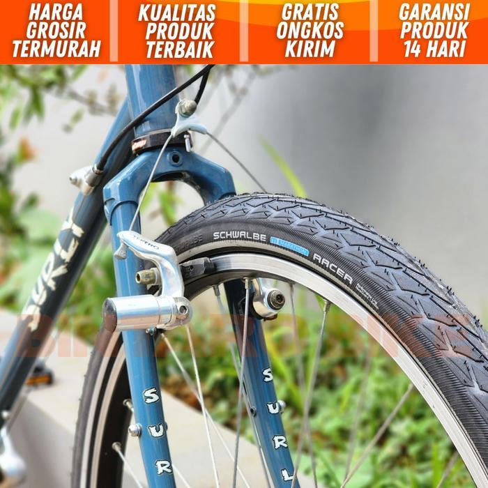 Ban Luar Sepeda Schwalbe Marathon Racer 26X1.50 Reflector Tire Ban Luar Sepeda Gunung Mtb Federal