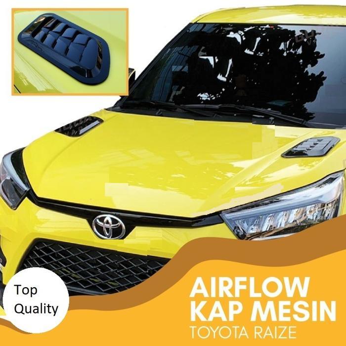 Airflow Kap Mesin Raize aksesoris mobil