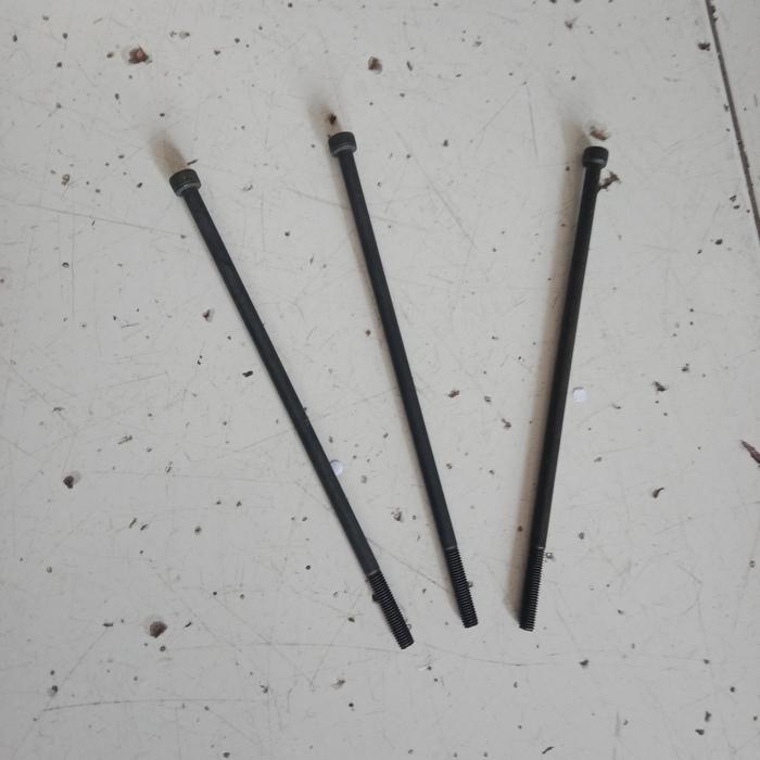 baut L + mur baja m5x150, ht, promo