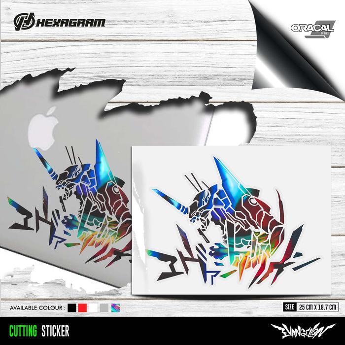 Cutting Sticker Evangelion Stiker Anime Evangelion
