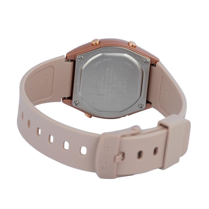 WatchNews- Jam Tangan Wanita Casio General Lw-204-4A Digital Dial Light Pink Resin Band