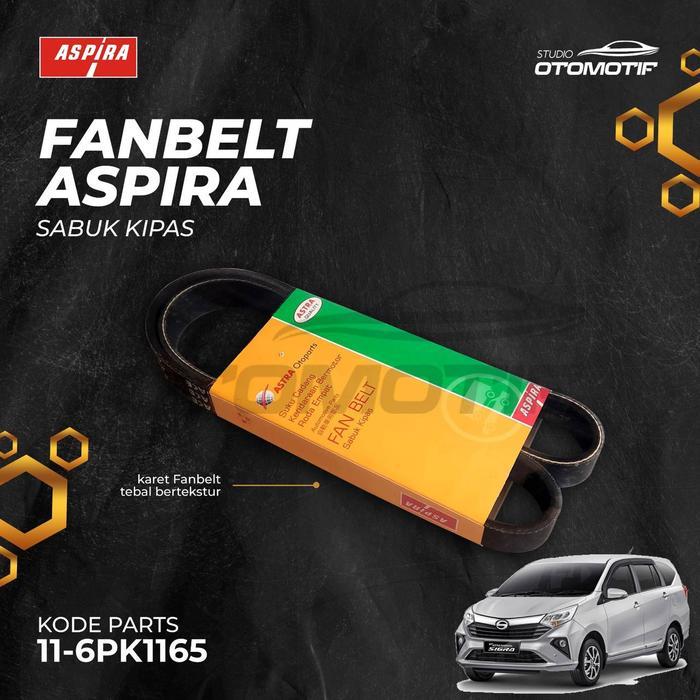 Fanbelt Calya Sigra 1200Cc Bensin Aspira 6Pk1165 Vbelt