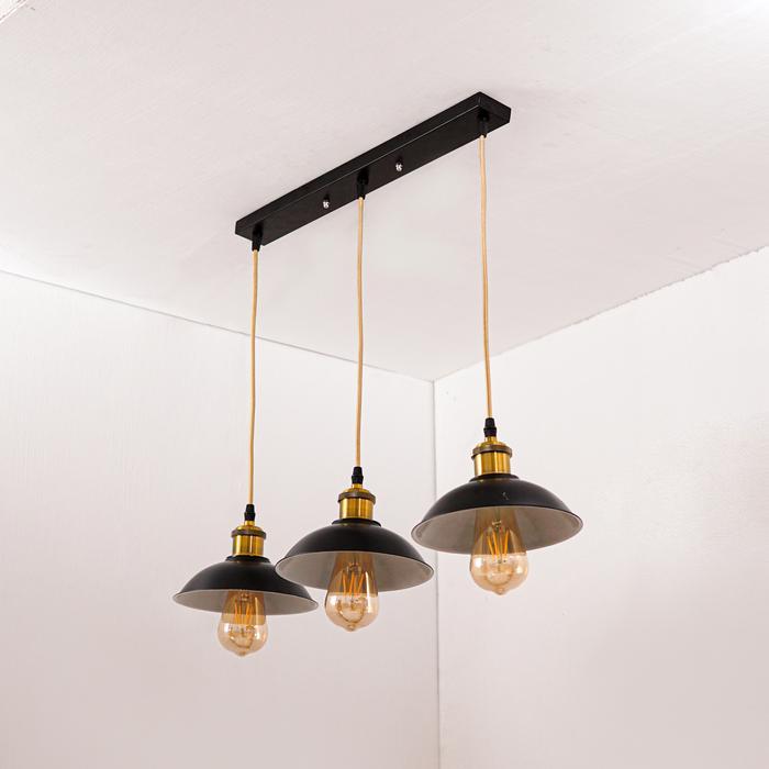 Lampu Hias Gantung Dapur Mini Bar 3in1 Aluminium