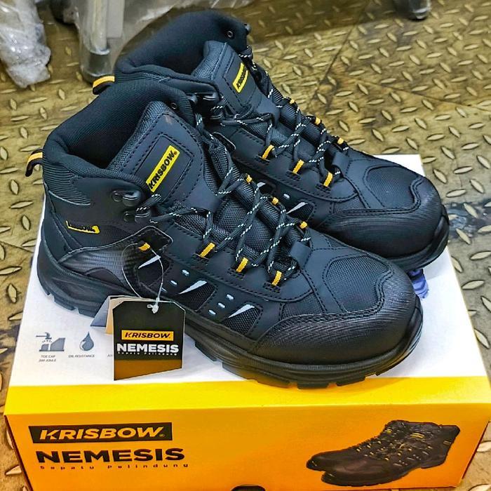 krisbow sepatu safety NEMESIS 6INCH ukuran 39-45 // krisbow safety shoes NEMESIS // krisbow sepatu