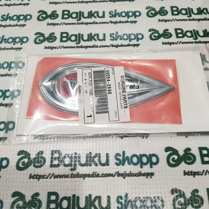 Emblem Stiker Sticker Tangki Tengki Tanki Kawasaki W175 W 175 Original
