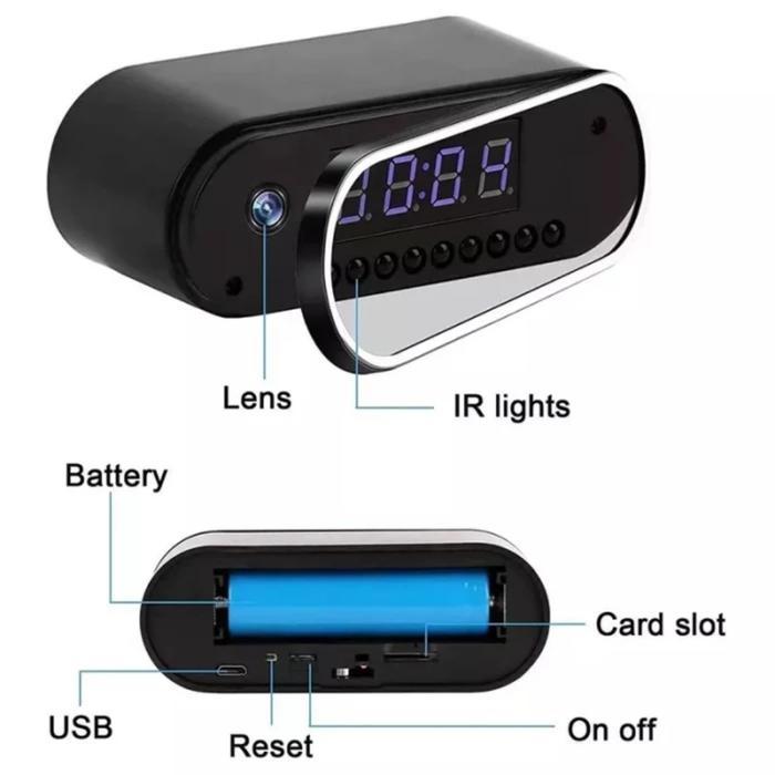 CCTV JAM MEJA APP LOOKCAMPRO WIFI SPYCAM CAMERA 8MP