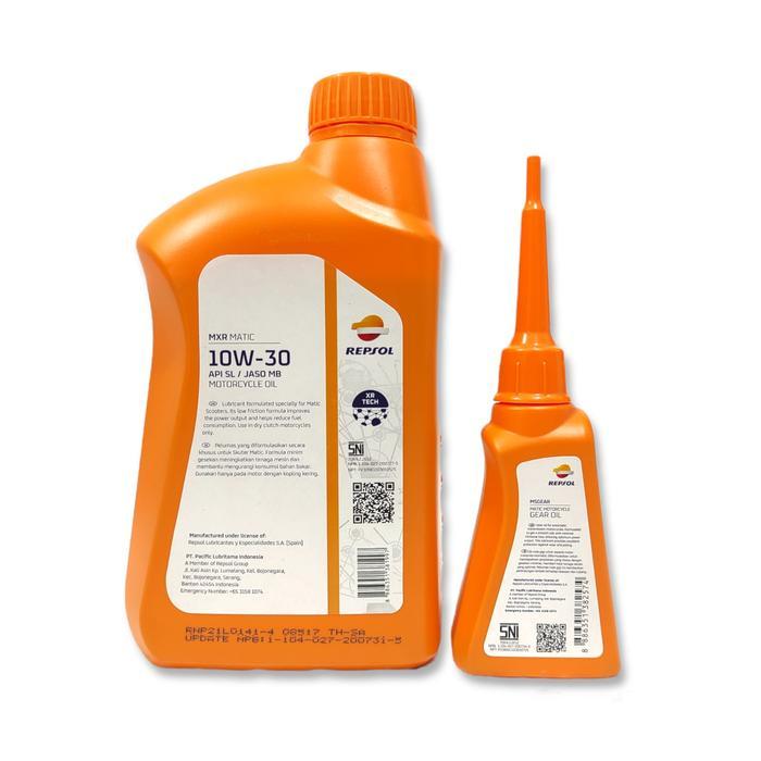OLI REPSOL MXR SCOOTER MATIC 10W30 MOTOR MATIK 1000ML XR TECH SNI Motorcycle Oil