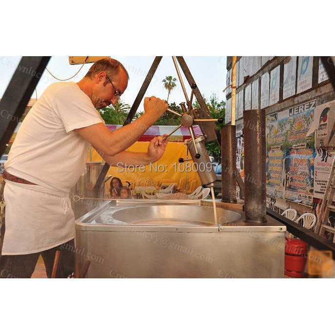 3L Churros filling machine churros maker 6L Gas fryer Churros Machine with Fryer