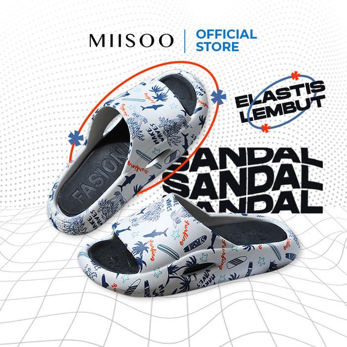 MIISOO Sandal Wanita Pria Slip On/Sandal Unisex/Sandal Unisex flip