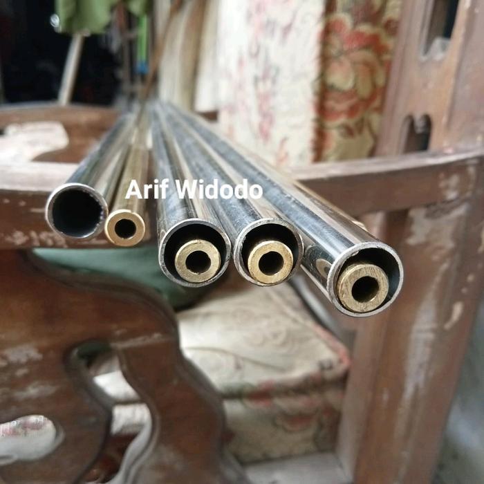 pipa Kuningan 8mm id 4,5mm + stainless od 13mm id 11 x 80cm