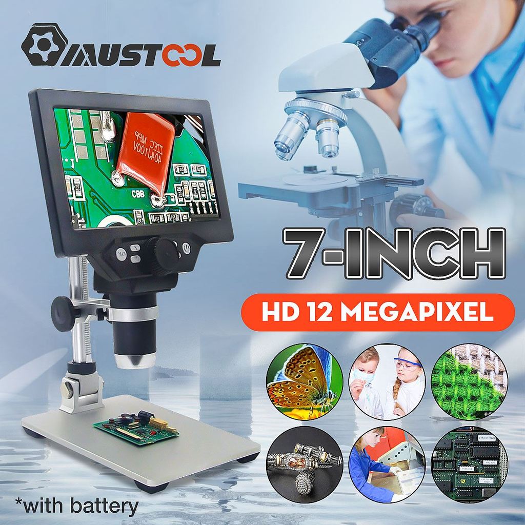 " G1200 Digital Electronic Microscope 1-1200X Amplification Magnifier "