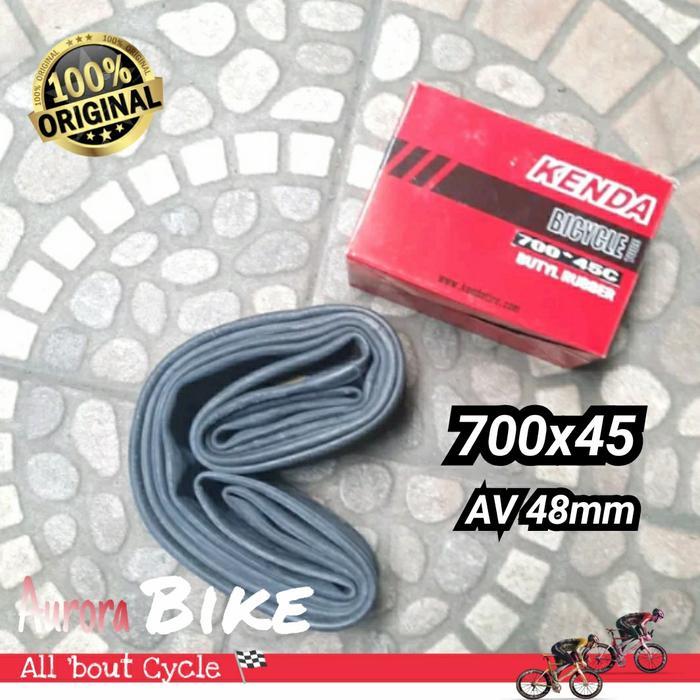 Ban Dalam SEPEDA RIDDLER 700x45 Kenda AV 48mm Ban Lebar 700x45c