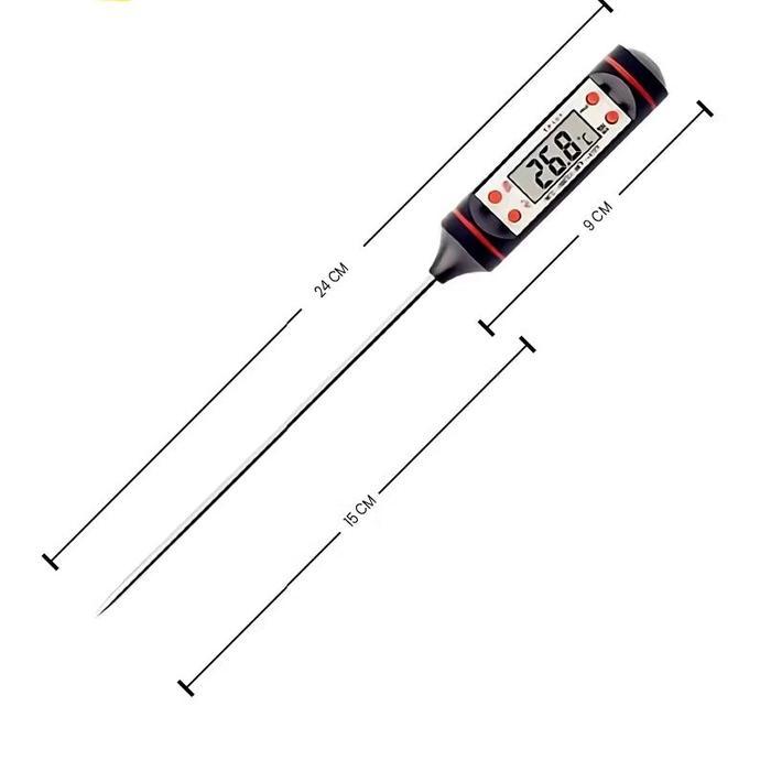 DIGITAL THERMOMETER TERMOMETER SUHU MAKANAN MINUMAN AIR PANAS DINGIN TERMOMETER