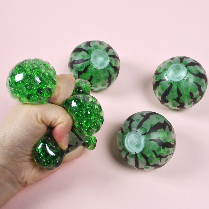 Simulated Watermelon Bead Ball Water Bead Ventilatory Ball Adult and Child Squeeze Squish Stress