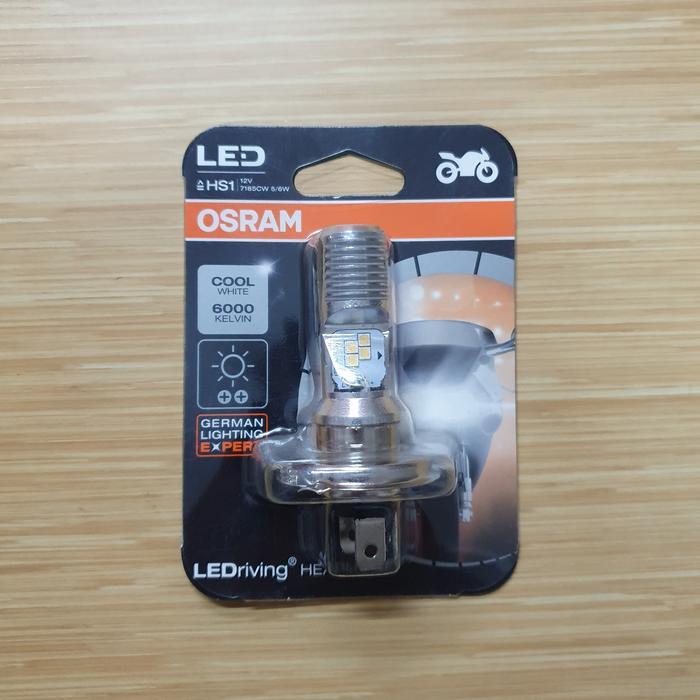 FREE ONGKIR BOHLAM / LAMPU DEPAN MOTOR LED HS1 OSRAM 6000K BISA COD