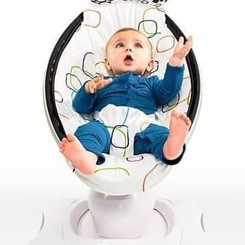 DISKON Sewa mamaroo 4 u moms baby swing asia silver plush 30 hari