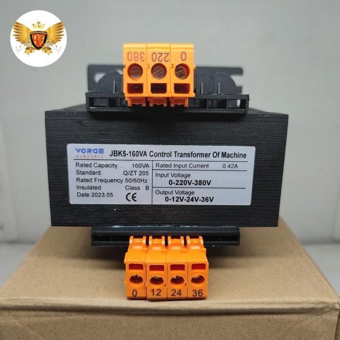 Vorge Transformer Trafo Step Down Jbk5 160Va Out 36V/24V/12V No Fort