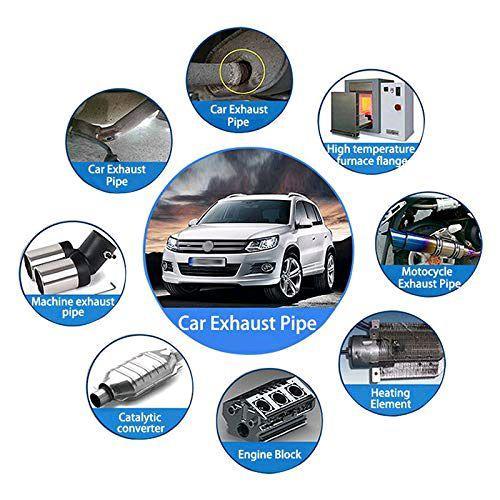 "New" VISBELLA Exhaust System Sealant Lem Perekat & Penambal Knalpot Tahan Panas hingga 1100C