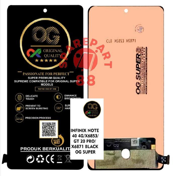 LCD INFINIX NOTE 40 4G LCD TOUCHSCREEN INFINIX NOTE 40 4G/GT 20 PRO ORIGINAL *