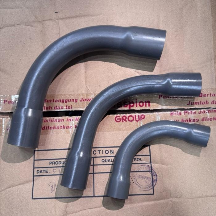 "New" LONG ELBOW 1/2" 3/4" 1" MASPION AW PVC KENI PANJANG 1/2 inch 3/4 1" in dim bock bok boch