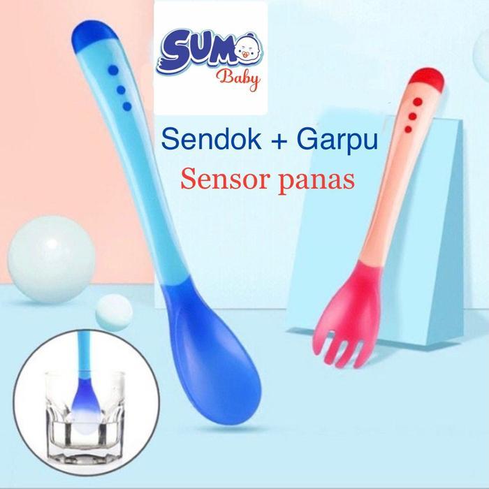 Sendok Bayi / Sendok Bayi Sensor panas / Sendok bayi Silicon