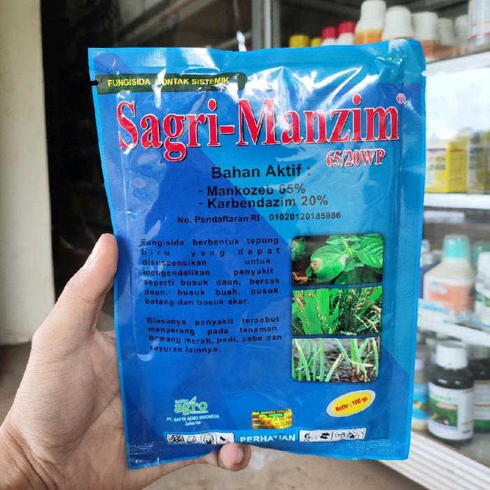 mataharitaman99 Sagri Manzim 100gr Fungisida Mankozeb + Karbendazim