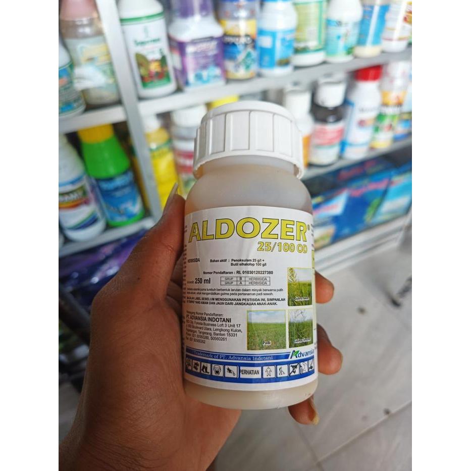 Herbisida selektif padi Aldozer 250 ml merupakan herbisida selektif khusus tanaman padi