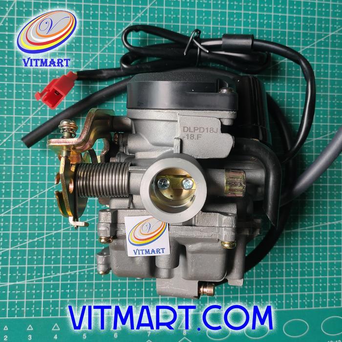 KARBURATOR DEKLI GY6-50 PD18J 19MM UNTUK PIAGGIO ZIP CARBURETOR