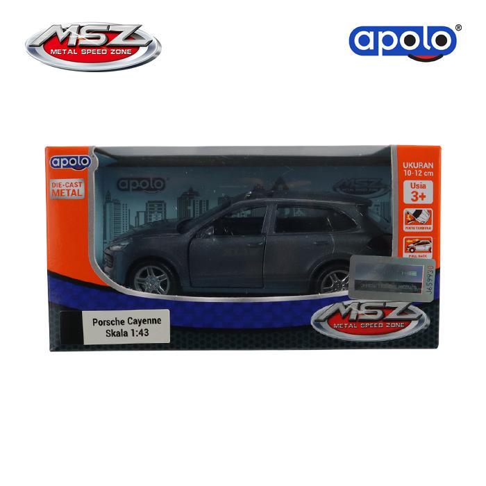 DISKON Agata Toys Official Apolo MSZ - Diecast Car 1:43 Porsche Cayenne S ( PORSCHE Official License