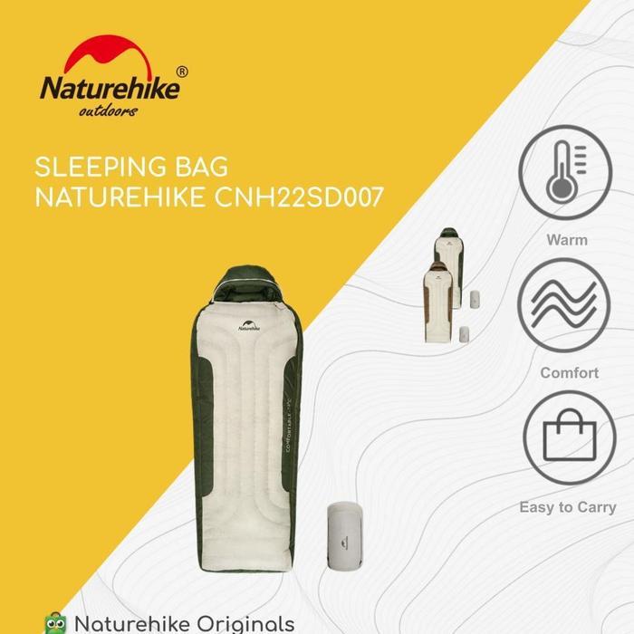 SLEEPING BAG / KANTONG TIDUR CAMPING SNOW WINTER NATUREHIKE CNH22SD007