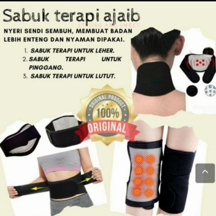 Sabuk Terapi Magnetic pinggang, Leher, Lutut, /Korset terapi Pemanas