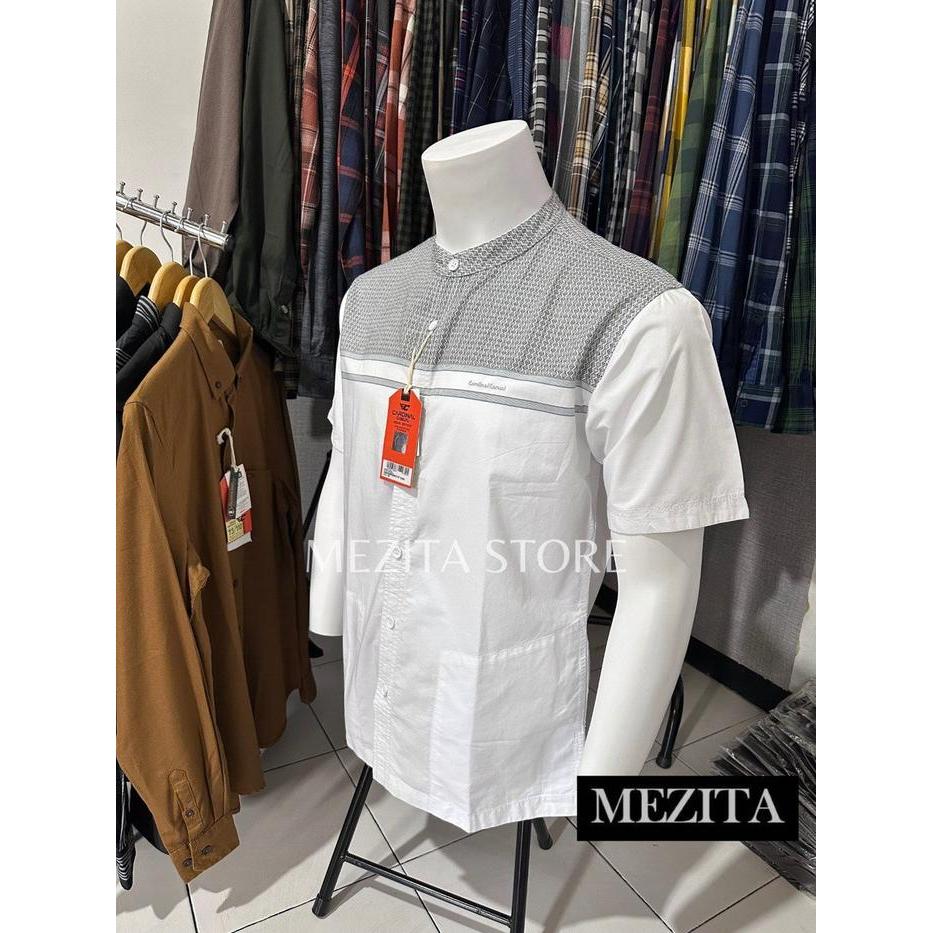Kemeja Koko Cardinal Casual Pendek Putih Regular