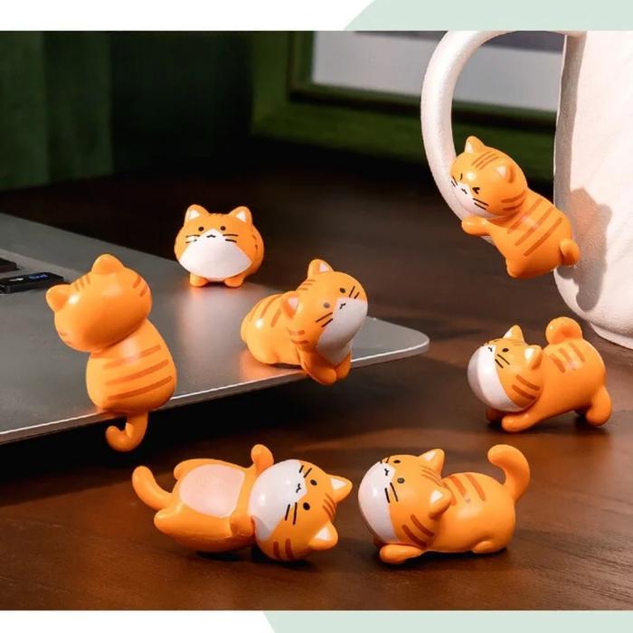 New DAKENA - ORNAMEN MINIATUR 8 MOTIF MULTI KUCING / CAT / HIASAN HIPPERS HP/ HIPPERS PHONE/