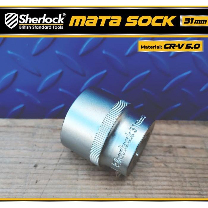 Sherlock 1/2 Inch Kunci Shock 31 Mm 6 Pt/ Mata Sok /Sock
