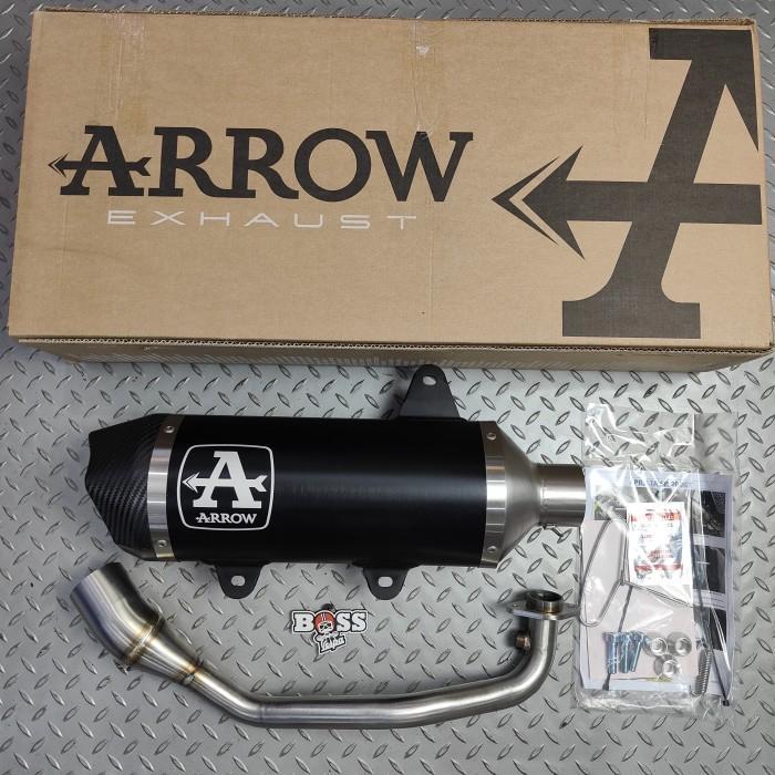 Knalpot Arrow New Fullsystem Vespa Aprillia Sr Gt