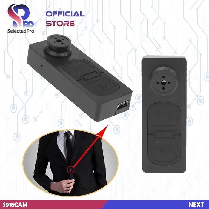 KAMERA BUTOON SHIRT RESOLUSI HD CAMERA CCTV MINI TERSEMBUNYI KANCING UNTUK KEAMANAN RUMAH KAMERA