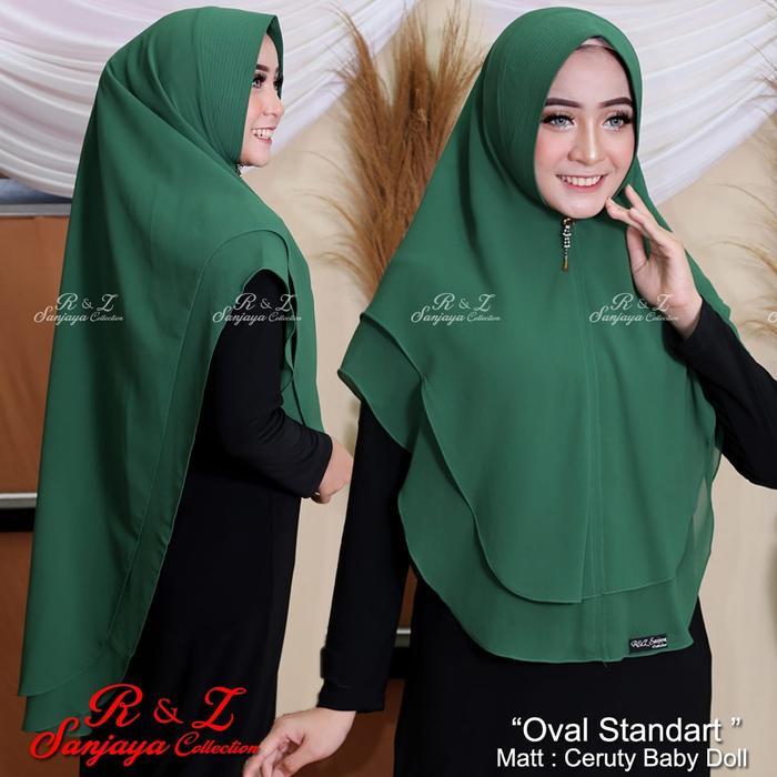 Kerudung Khimar Aurora 2 Layer Babydoll//Hijab Syar'I//Jilbab 2 Layer.//Hijab Kekinian Ceruti Dewasa