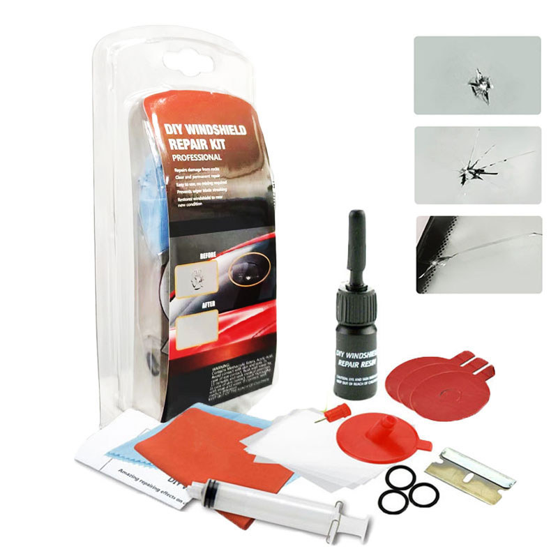 IMPORT Windshield Repair Kit Car Cracked Glass Repair Liquid Tools Kit Resin Sealer DIY Auto