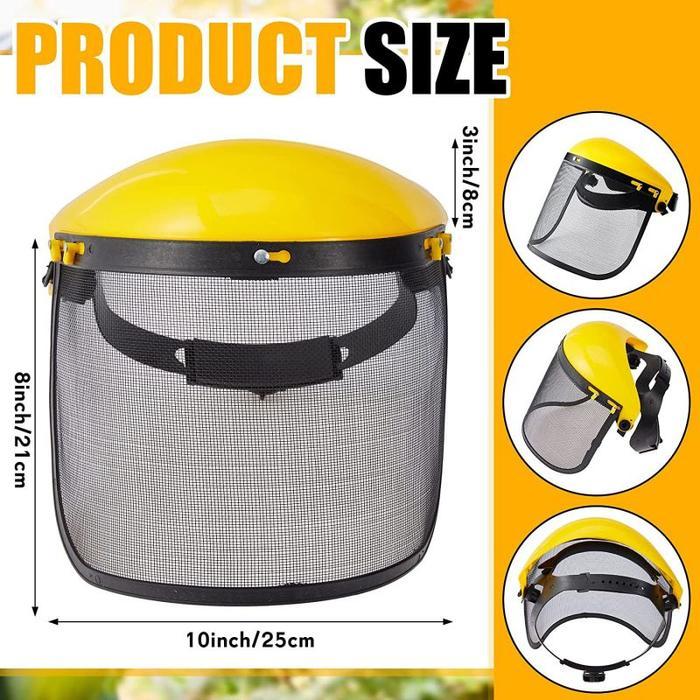 Helm Mesin Potong Rumput Face Shield Pelindung Wajah Face Shield Gerinda Untuk Mesin Pemotong Rumput