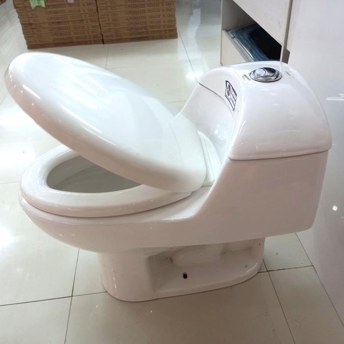 VOLK - CLOSET KLOSET TOILET DUDUK WC VOLK WEDELIA 056 ONE PIECE MONOBLOK KODOK DUAL FLUSH SOFT CLOSE